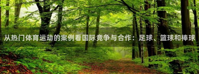 谈球吧体育：从热门体育运动的案例看国际竞争与合作：足球、篮球和棒球