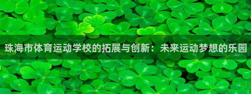 谈球吧体育：珠海市体育运动学校的拓展与创新：未来运动梦想的乐园